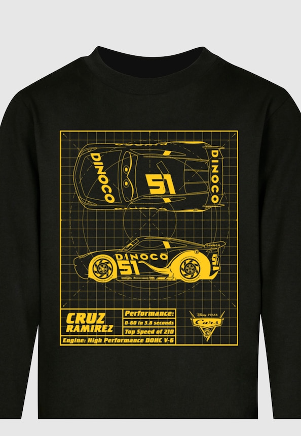 Kids Cars - Cruz Ramirez Blueprint Longsleeve-2