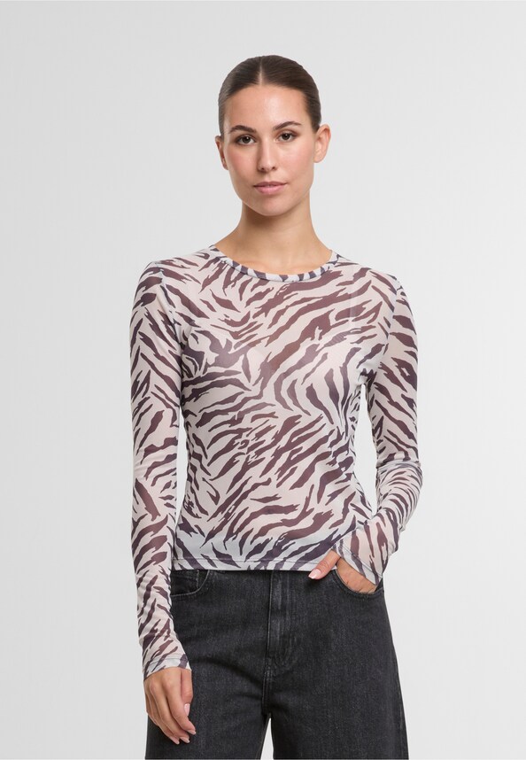 NMJUDITH L/S MESH TOP BG NOOS-0