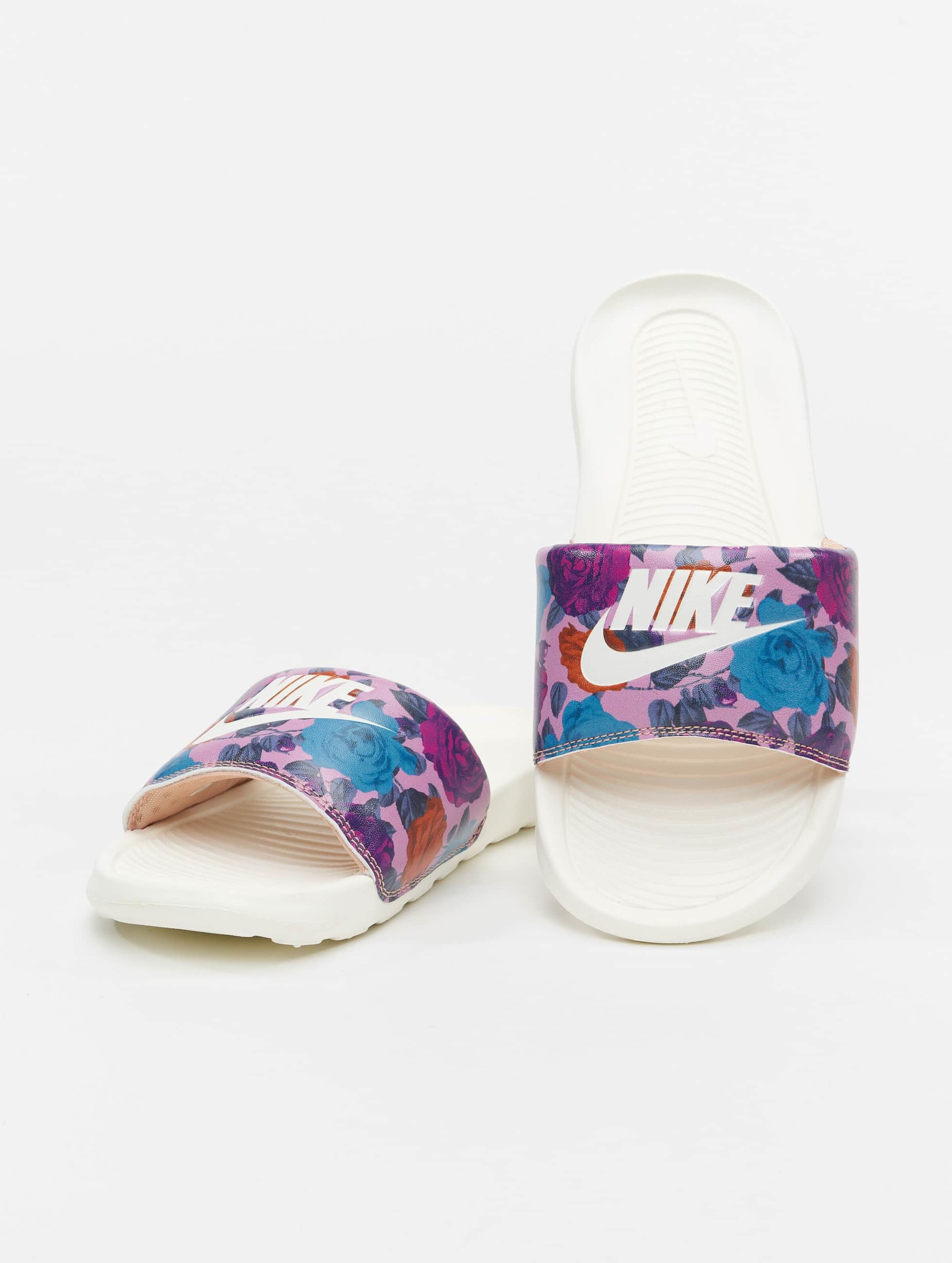 Pink and cheap white nike sandals