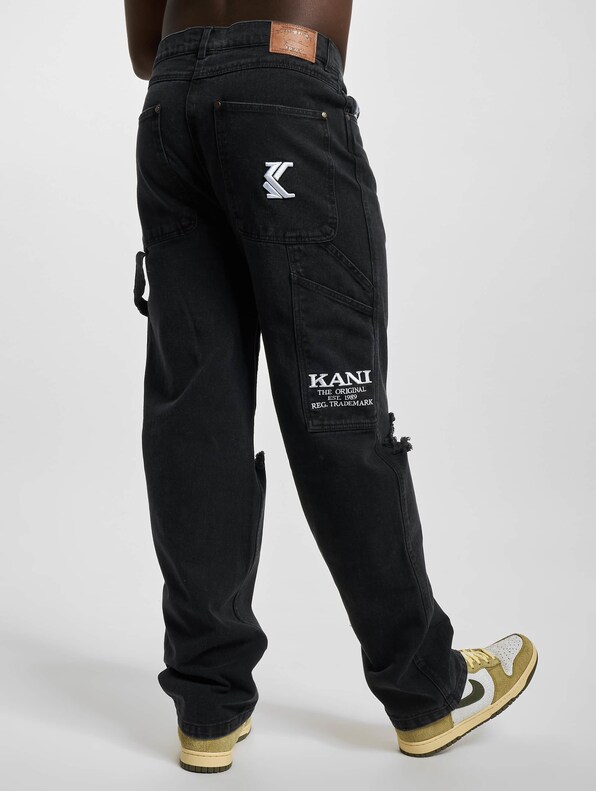 Retro Baggy Workwear Knee Cut-2