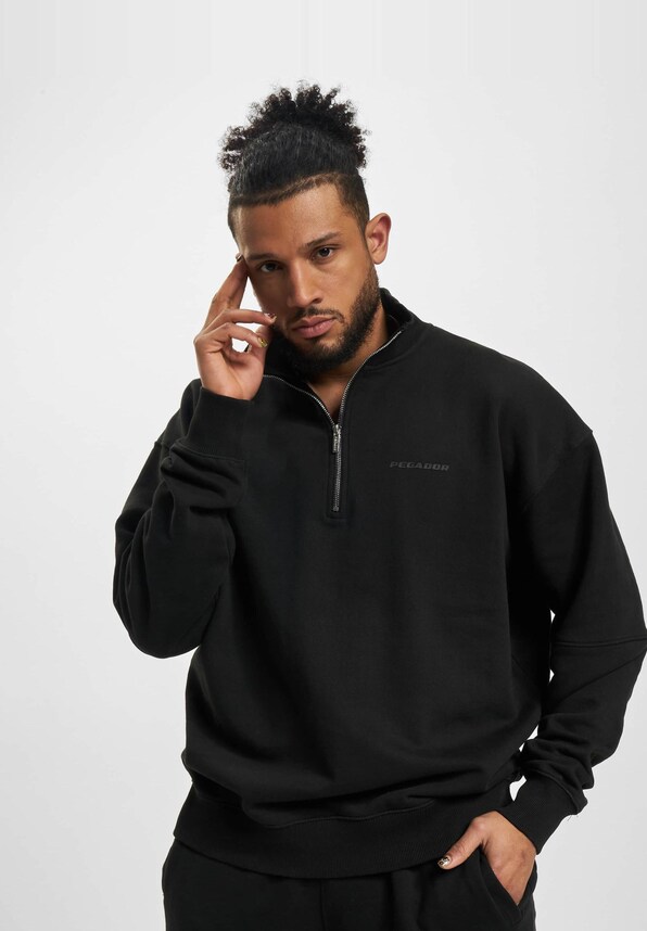 Logo Oversized Halfzip Vintage-4