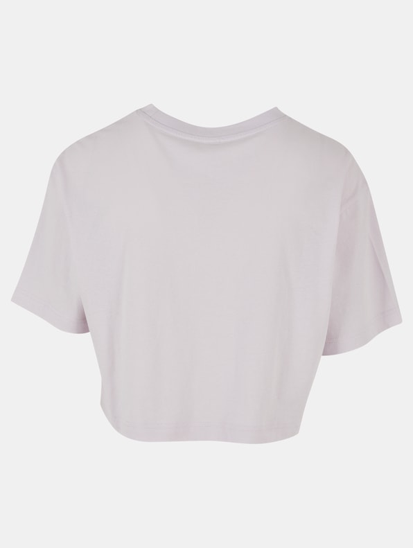 Build Your Brand Ladies Short Oversized Tee-5