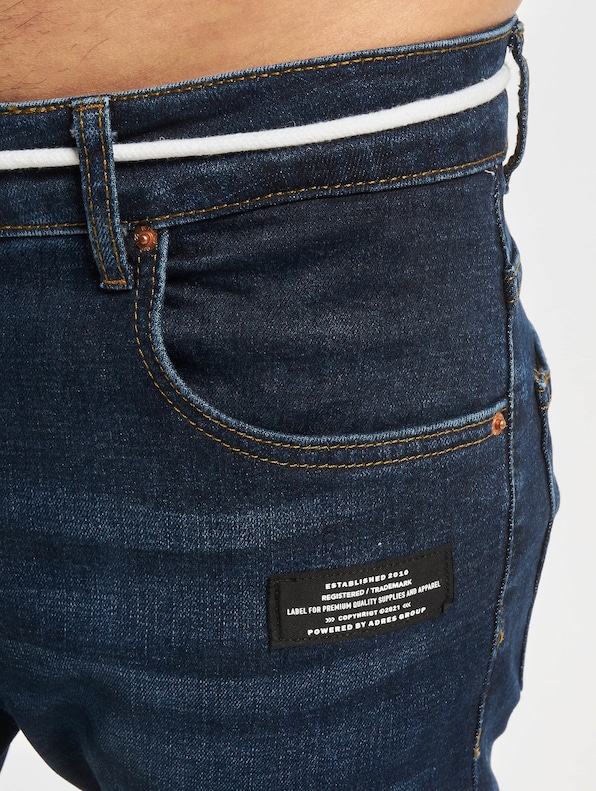2Y Premium Emilio Skinny Jeans Blue-5