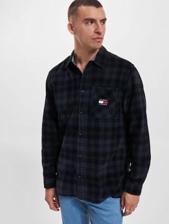 Tommy Jeans Checked Cord Langarmhemd