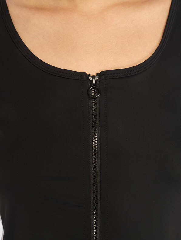 Side Stripe Crop Zip -3