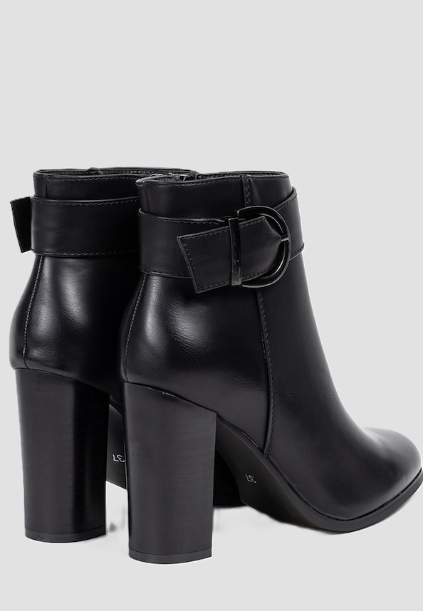 Schuh Kunstleder Stiefelette-1