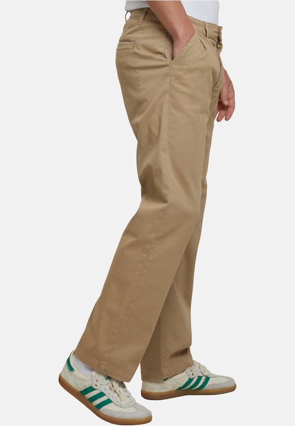 Pleated Twill Pants-3