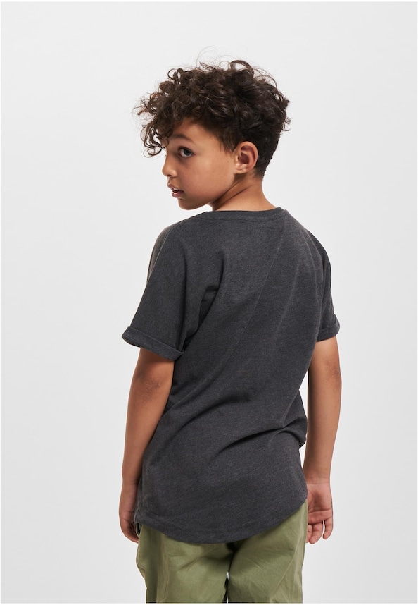 Boys Long Shaped Turnup Tee-1