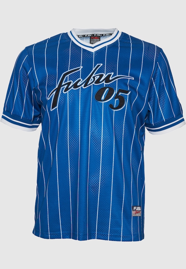FM232-012-2 FUBU Retro Pinstripe Jersey-7