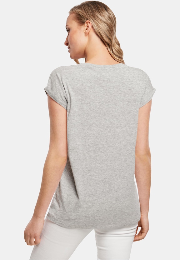 Ladies Geometric Retro Extended Shoulder Tee-1