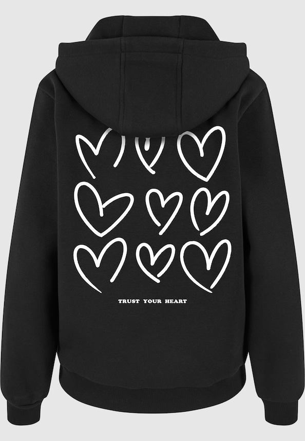 Always Trust Your Heart Ladies Fluffy Hoody-3
