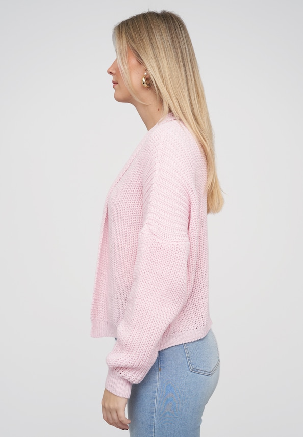Open Oversized Knit Cardigan-2