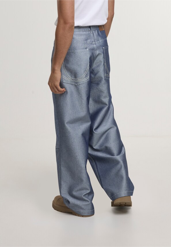 OG Silver Relaxed Baggy Jeans-1