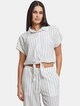Ladies Structured Striped Tied-0
