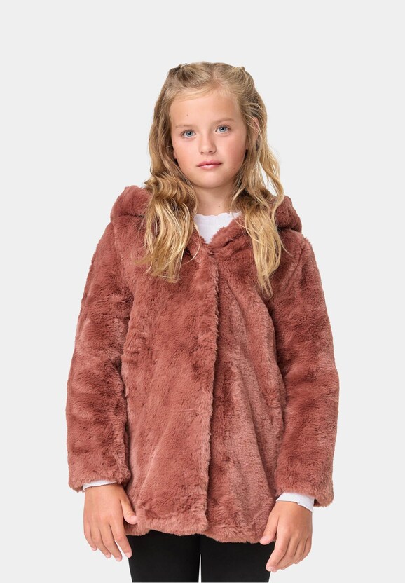 Girls Hooded Teddy Coat -6