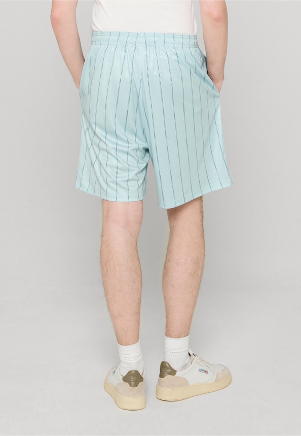 Chevron Pinstripe Shorts-1