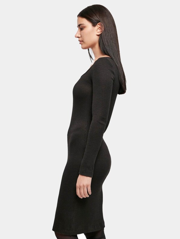 Ladies Rib Squared Neckline -2