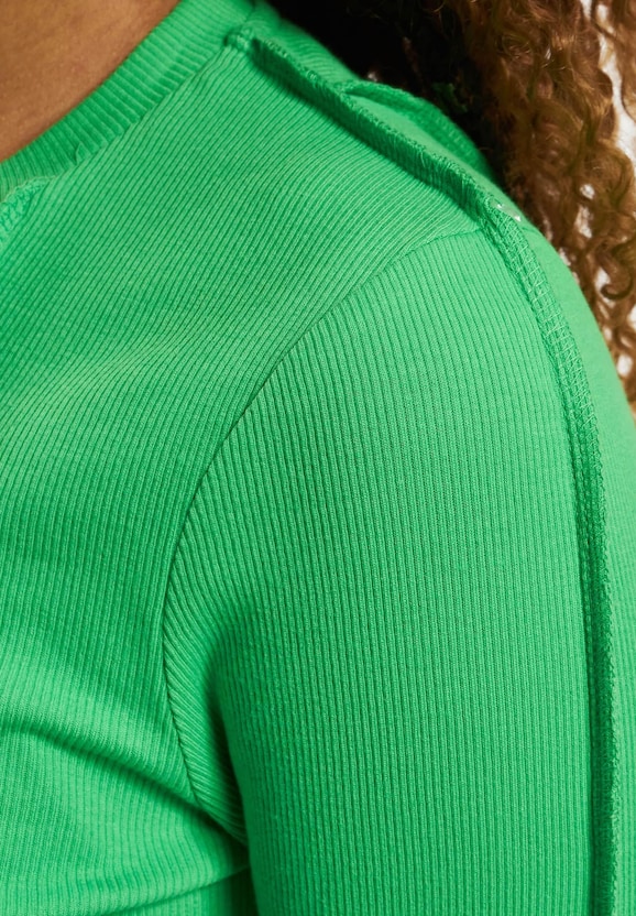 Only Lindsay L/S Rib Lettuce Top Pnt Longsleeve Classic-4