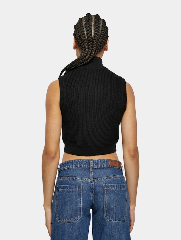 Urban Classics Short Knit Vest Cardigan-1