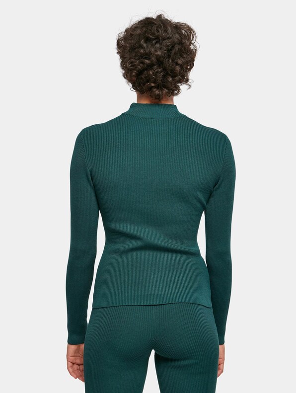 Ladies Rib Knit Turtelneck-1