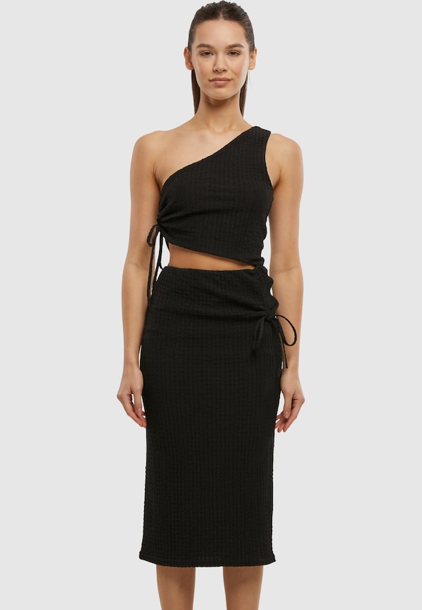 Ladies Cut Out Jersey Dress-2