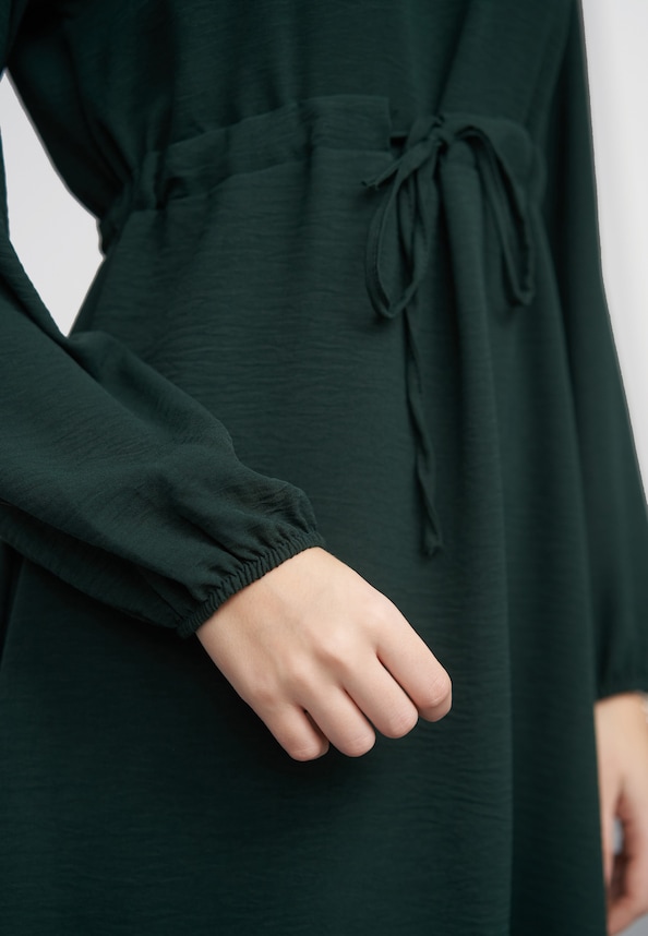 Longsleeve Musselin Dress-5