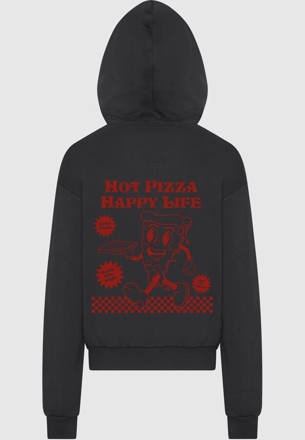 Hot Pizza Happy Life Hoody-3