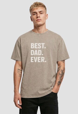 Fathers Day - Best Dad Ever Acid Washed Heavy Oversized