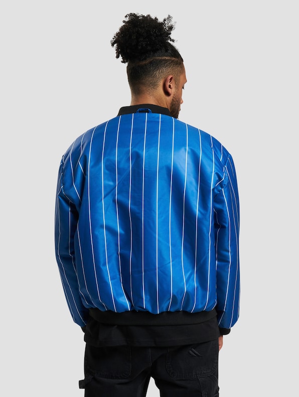 FUBU Varsity Reversible Satin Jacket-4