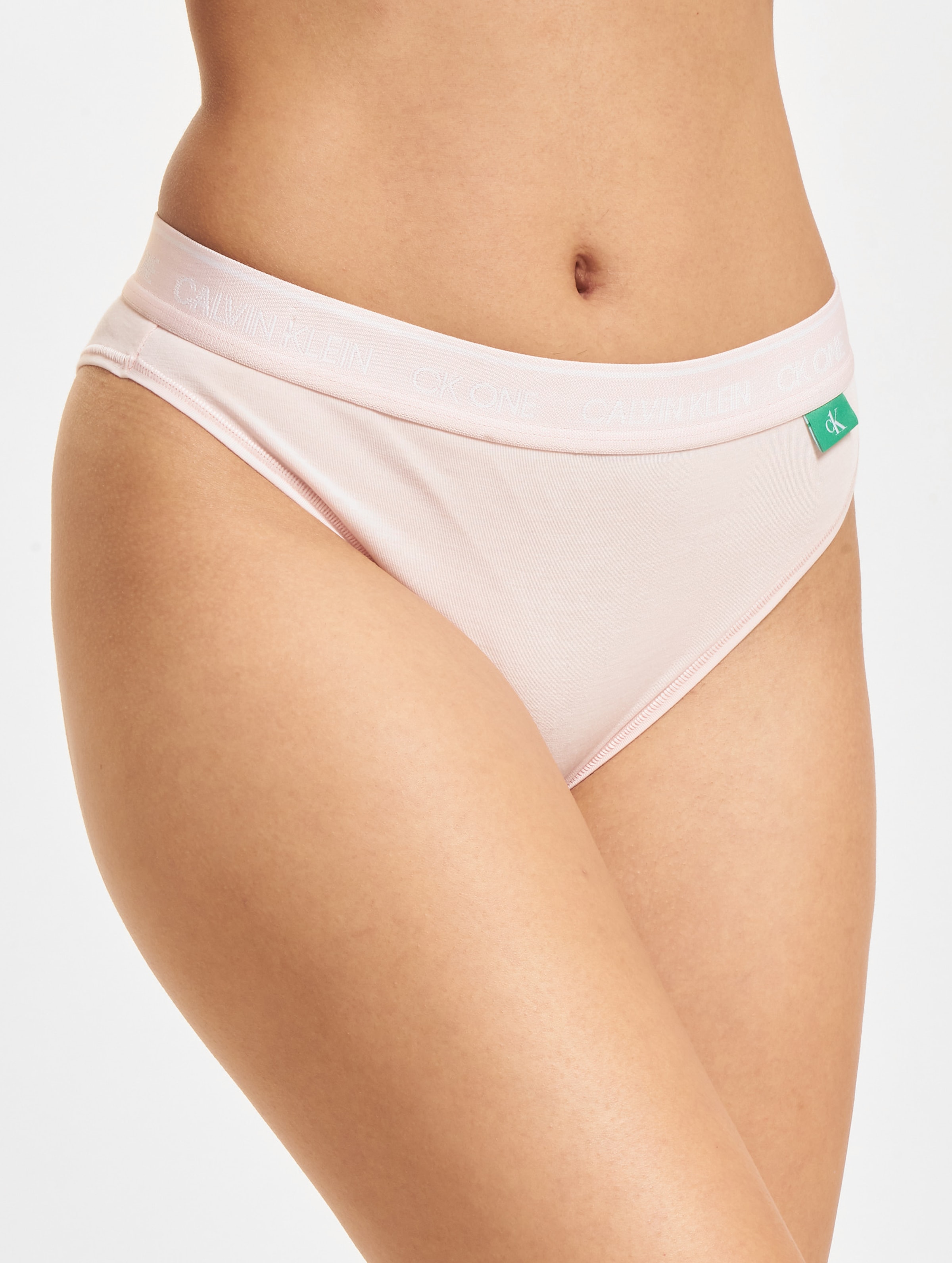Calvin Klein Underwear High Leg Tanga Frauen,Unisex op kleur roze, Maat XS