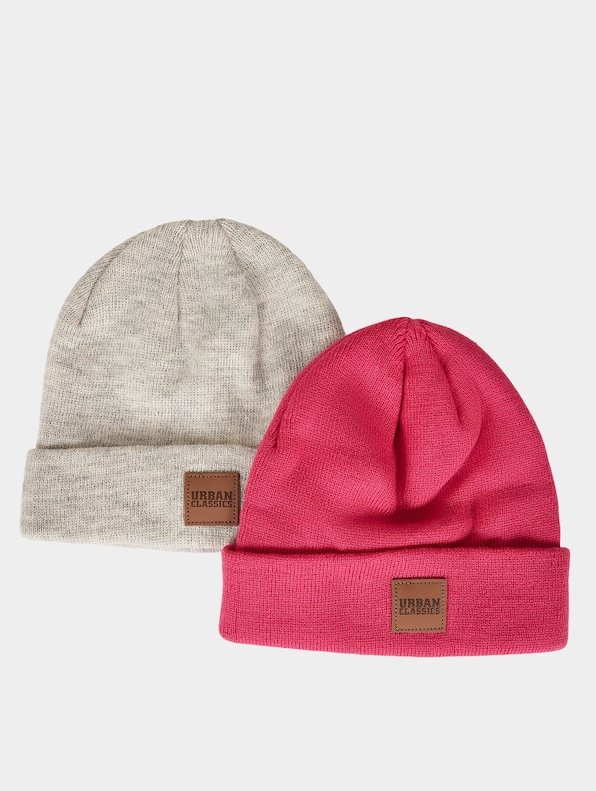Logopatch Beanie Kids 2-Pack-0