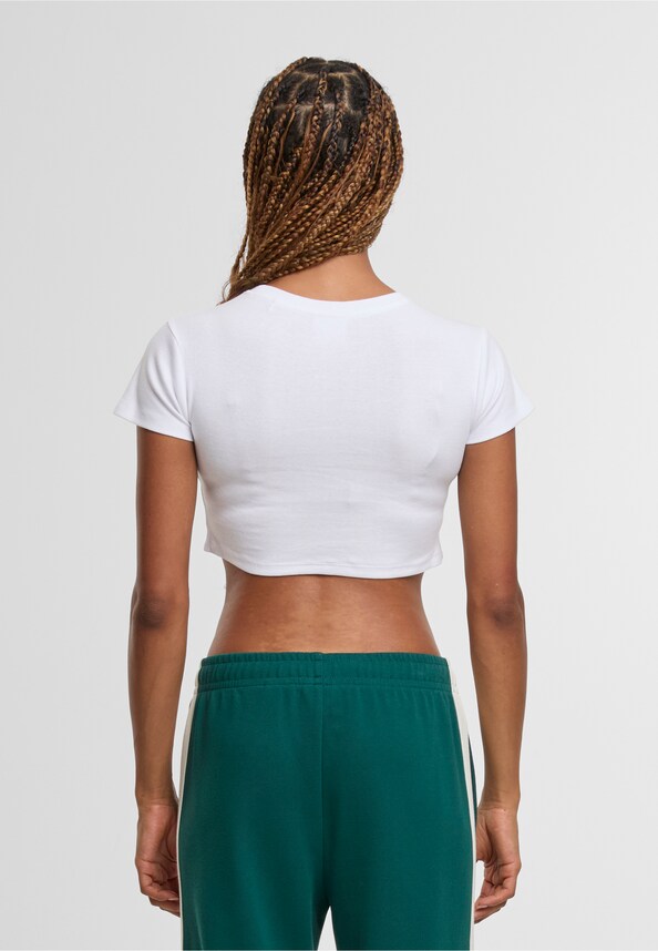 Slogan Cropped T-Shirt-1