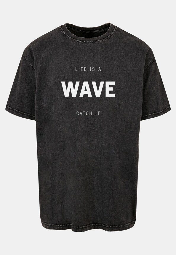 Summer - Life is a wave Acid Washed Oversize-2