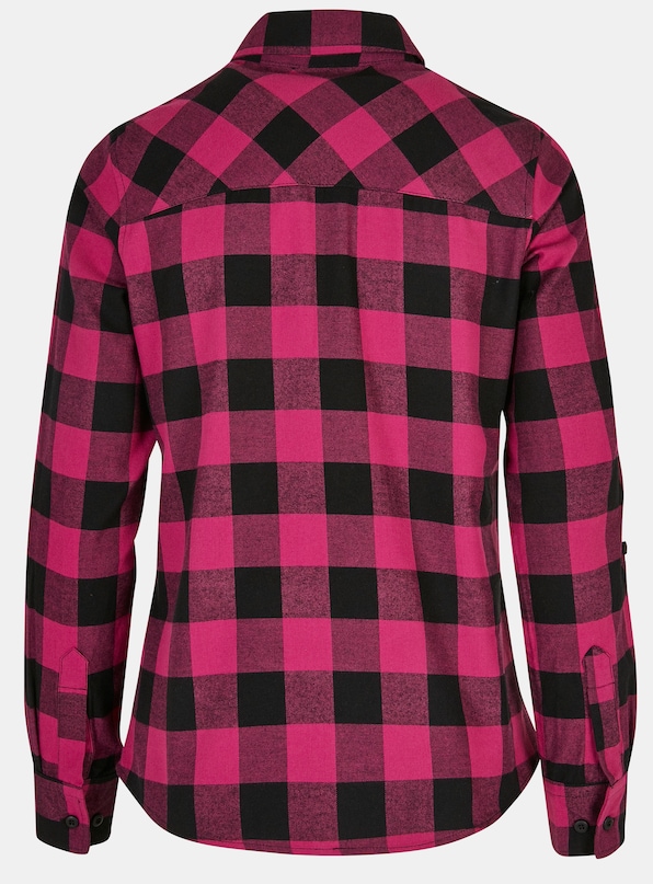 Ladies Turnup Checked Flanell-7