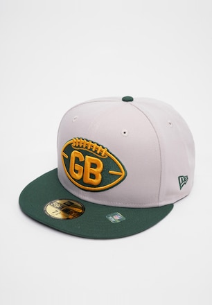 New Era NFL Slhis 59Fifty Green Bay Packers Fitted Caps
