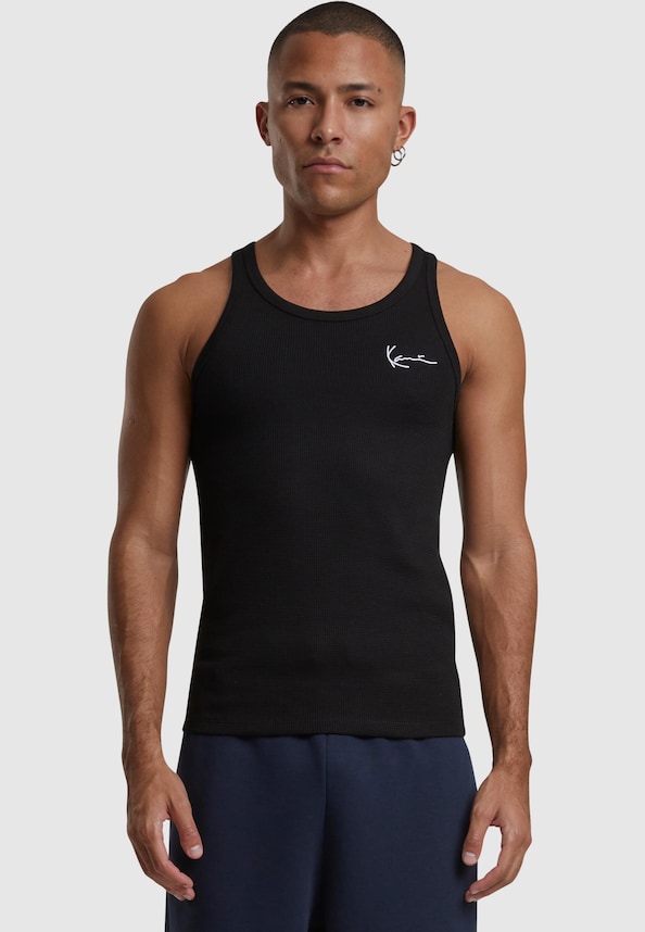 KM242-043-3 Karl Kani Chest Signature Essential Waffle Tanktop 2 Pack-3
