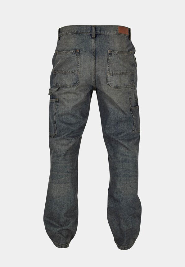 Urban Classics Double Knee Straight Fit Jeans-1