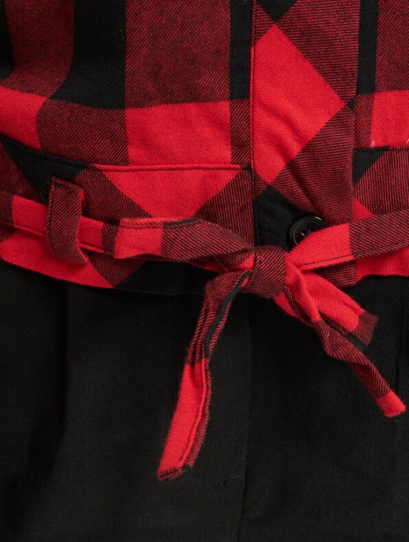 Ladies Short Oversized Check-4