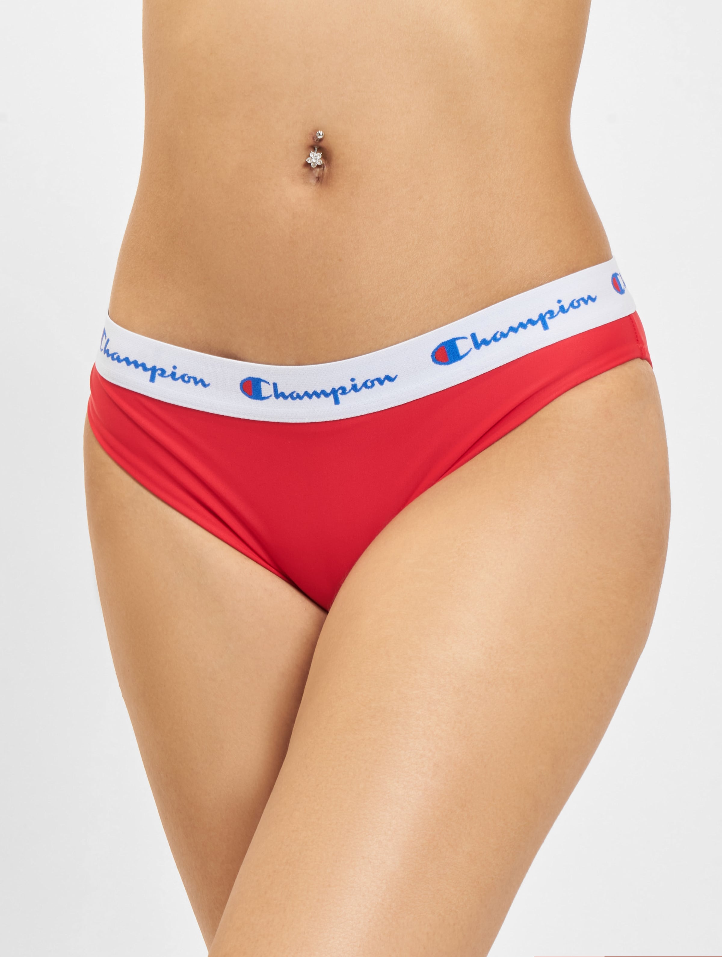 Champion Basic Bikini Unterteil Frauen,Unisex op kleur rood, Maat S