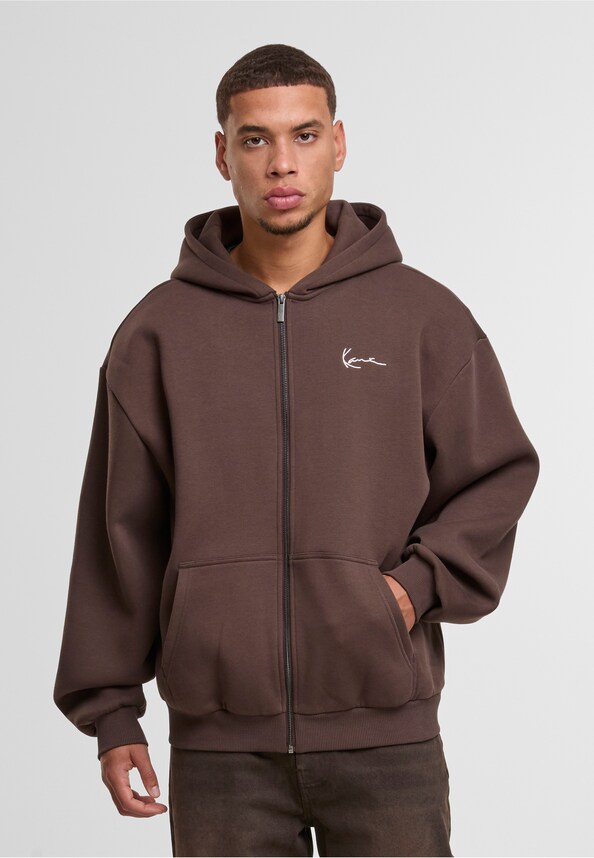 Small Signature Essential OS Zip Hoodie-0