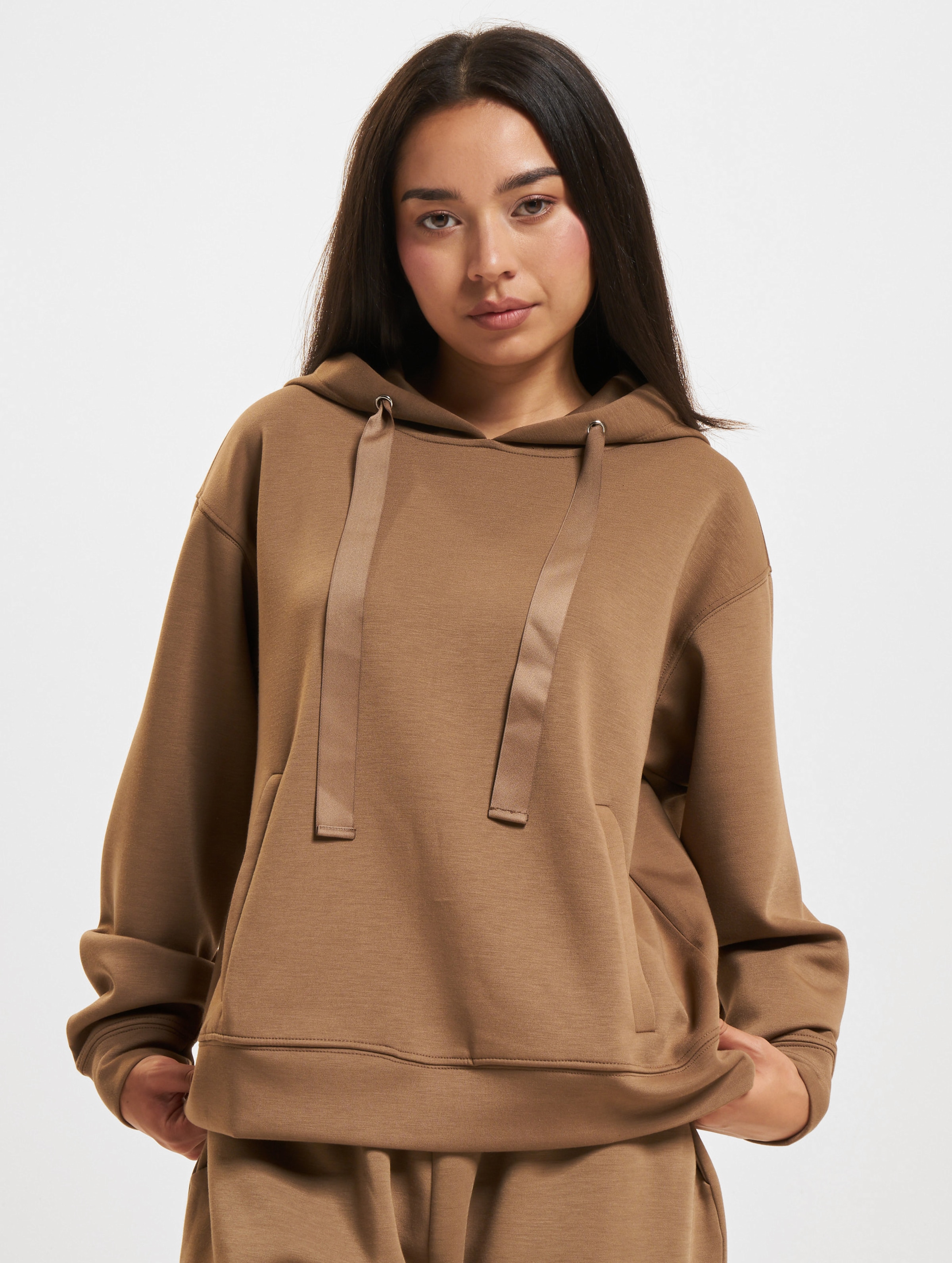 Only Alina Life Hoodie Frauen,Unisex op kleur bruin, Maat XS