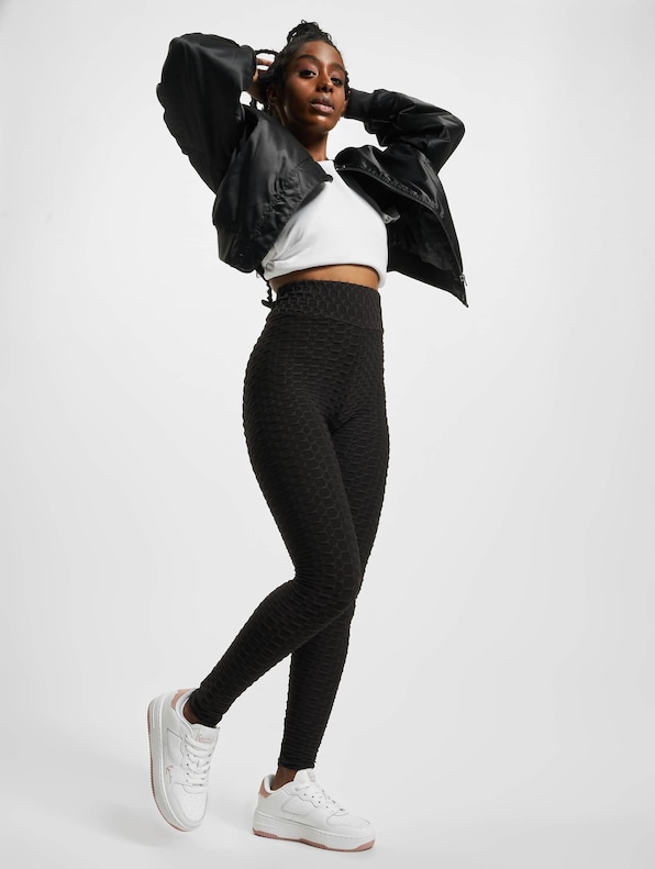 Ladies High Waist Honeycomb-5