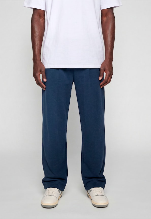 Signature Box Pleat Straight Leg Sweatpants-0