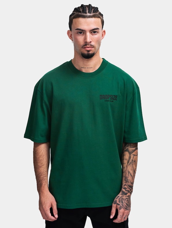 Dropsize Heavy Oversize Crime Club T-Shirts-0