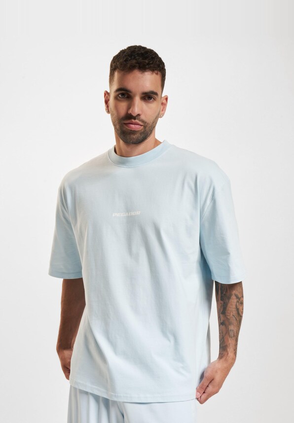 PEGADOR Colne Logo Oversized T-Shirts-0