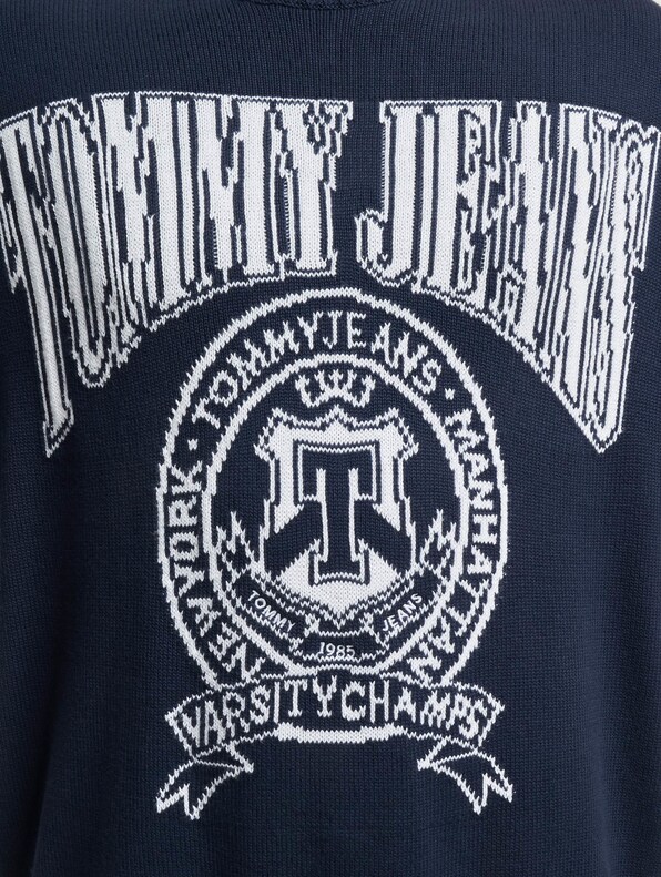 Relaxed Varsity Jacquard Knit-3