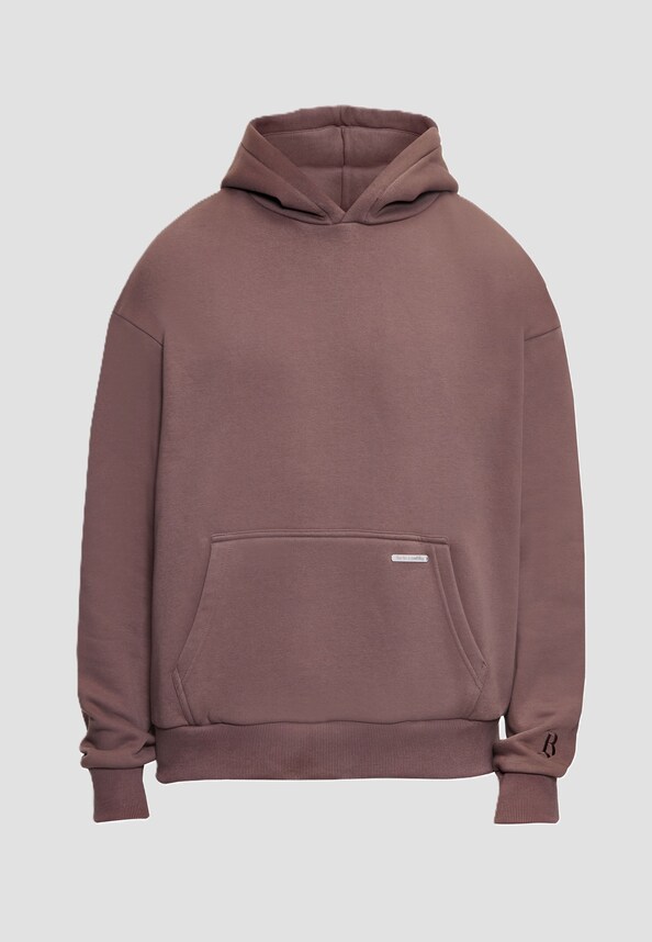 SUPER HEAVY BLANK HOODIE-4