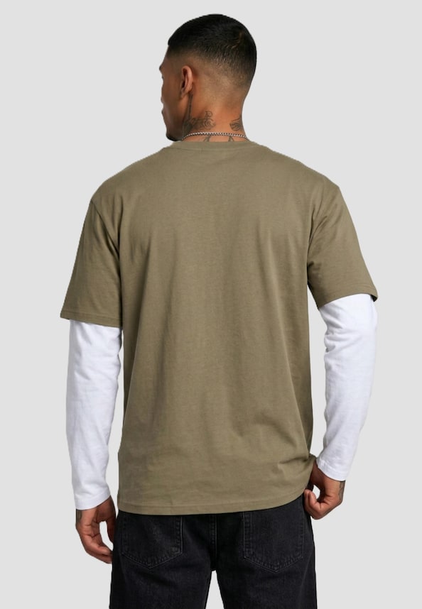 Oversized Shaped Double Layer -1