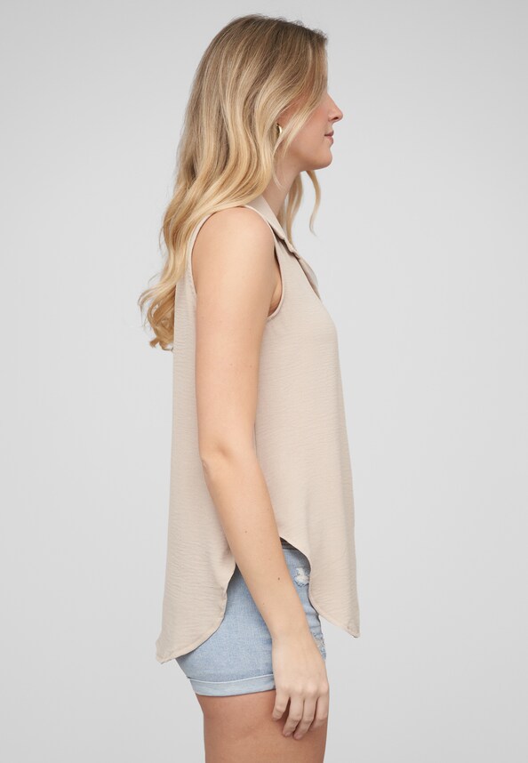 Top with button placket-3