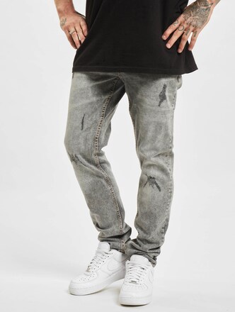 Men's jeans // Urban Classics Heavy Destroyed Slim Fit Jeans blue heavy  destroyed washed